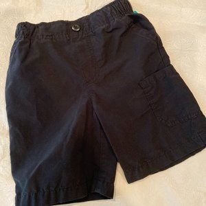 Boys Elastic Black Shorts Sz 4